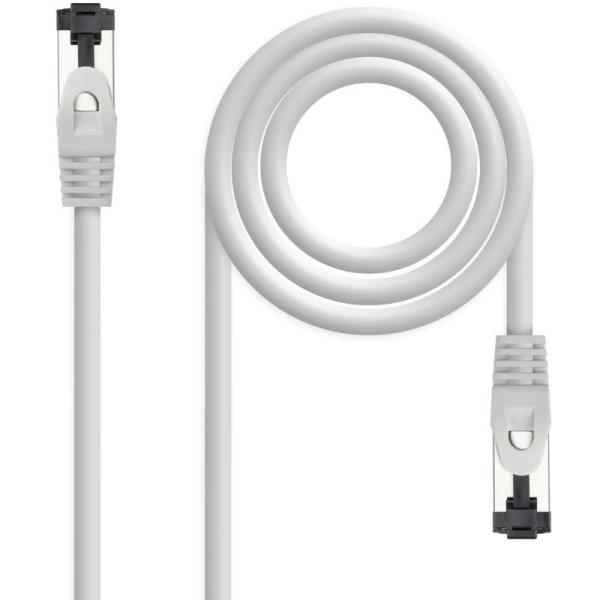 Cable de Red RJ45 SSTP Nanocable 10.20.2002 Cat.8.1/ 2m/ Gris