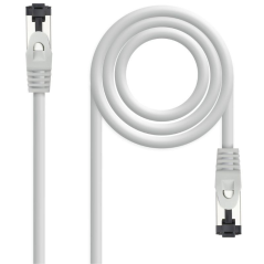 Cable de Red RJ45 SSTP Nanocable 10.20.2005 Cat.8.1/ 5m/ Gris