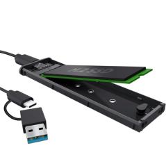 Caja Externa para Disco SSD M.2 Trust 25806/ USB 3.2 Gen2/ Sin tornillos