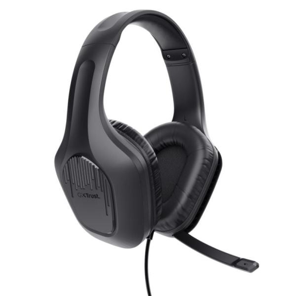 Auriculares Gaming con Micrófono Trust Gaming GXT 417 Zirox/ Jack 3.5/ Negros