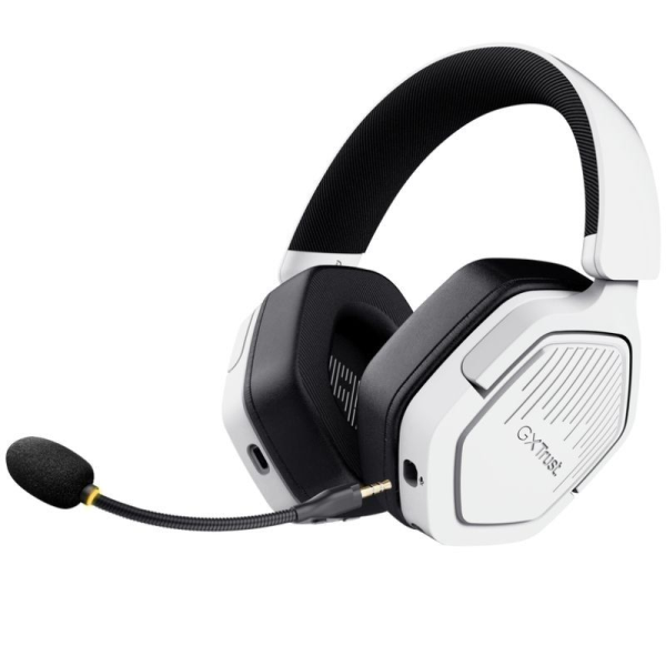 Auriculares Gaming Inalámbricos con Micrófono Trust Gaming GXT 493PS Carus PS5/ Jack 3.5/ Bluetooth/ Blancos