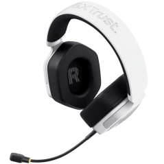 Auriculares Gaming Inalámbricos con Micrófono Trust Gaming GXT 493PS Carus PS5/ Jack 3.5/ Bluetooth/ Blancos