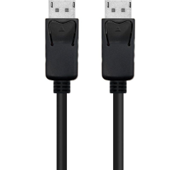 Cable DisplayPort 1.4 8K Nanocable 10.15.2801/ DisplayPort Macho - DisplayPort Macho/ 1m/ Certificado/ Negro