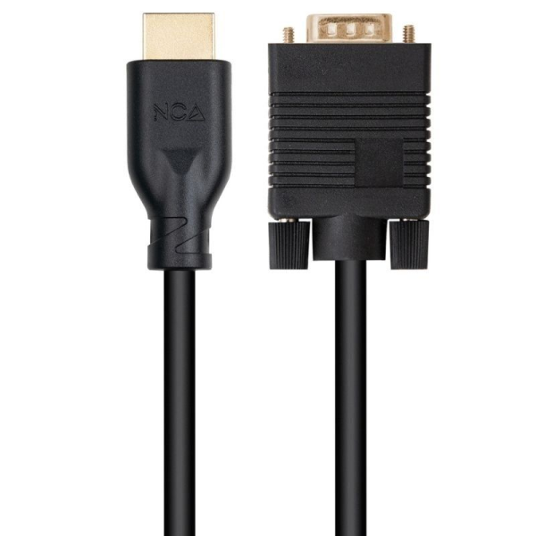Cable Conversor Nanocable 10.15.4602/ VGA Macho - HDMI 8K Macho/ 1.8m/ Negro