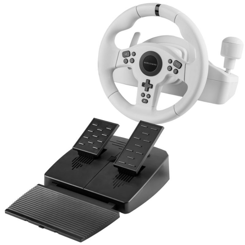 Volante con Pedales y Cambio de Marchas Manual Mars Gaming MWH-RSXONE Volante con Pedales y Cambio de Marchas Manual Mars Gaming MWH-RSXONE