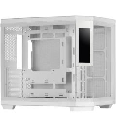 Caja Gaming Semitorre Mars Gaming MC-3TCORELCD/ Blanca
