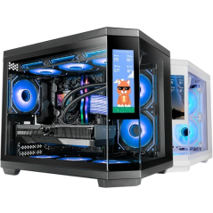 Caja Gaming Minitorre Mars Gaming MC-3TCORELCDM