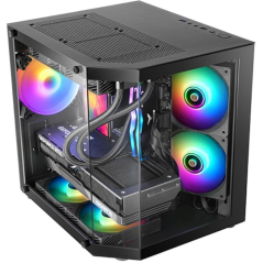 Caja Gaming Minitorre Mars Gaming MC-3TLITE