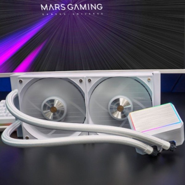 Sistema de Refrigeración Líquida Mars Gaming ML-PROII240/ Blanco