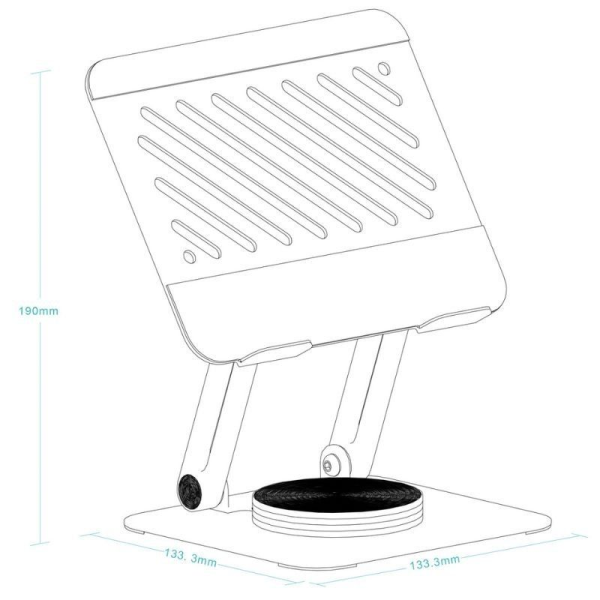 Soporte para Tablet TooQ PH-NARVI-S/ Plata