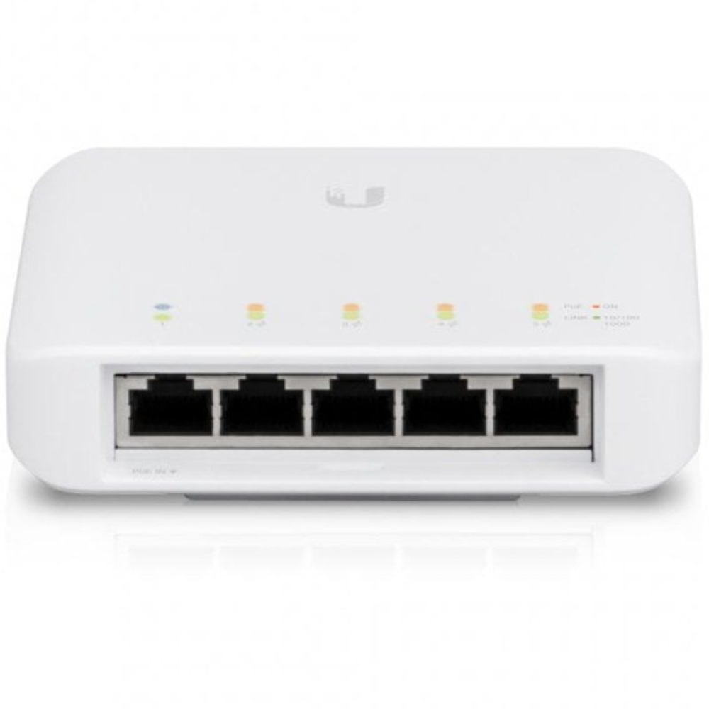 Switch Ubiquiti USW-Flex 5 Puertos/ RJ45 10/100/1000 PoE/ Pack 3 uds