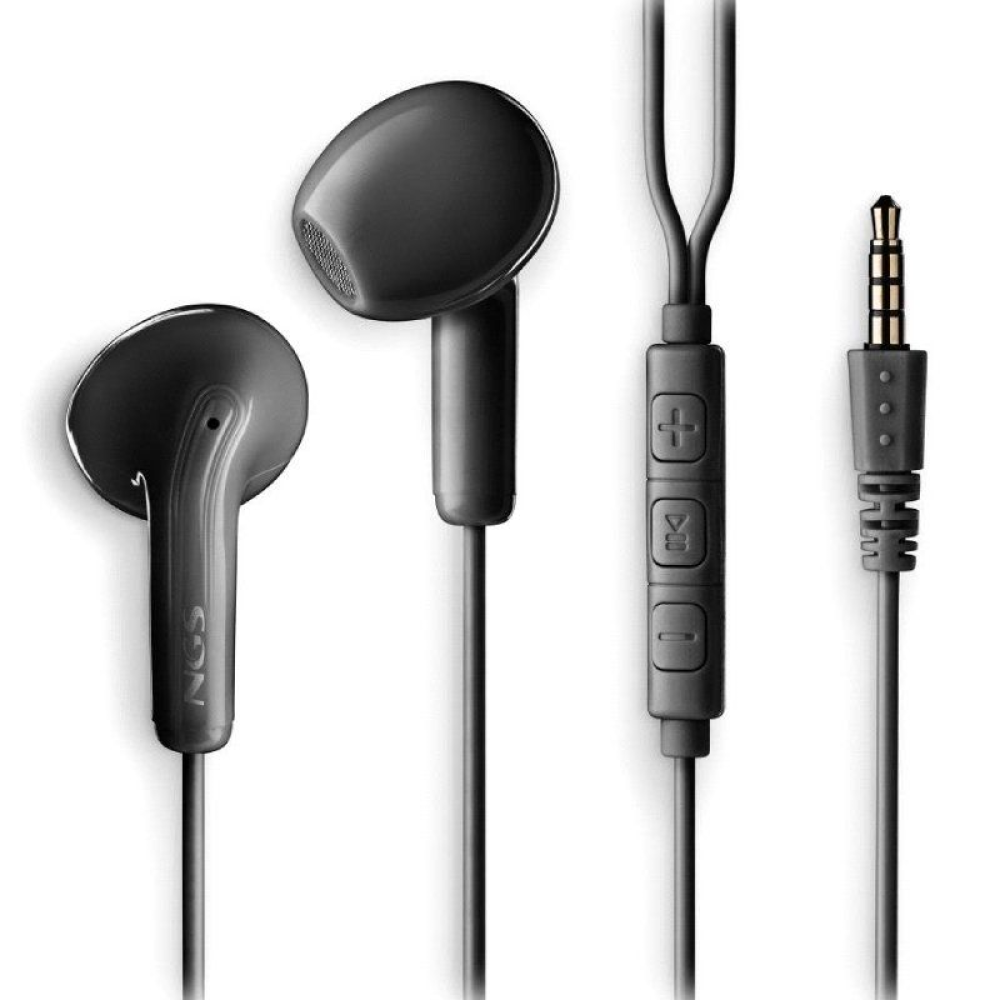 Auriculares Intrauditivos NGS Cross Flip/ con Micrófono/ Jack 3.5/ Negros Auriculares Intrauditivos NGS Cross Flip/ con Micrófono/ Jack 3.5/ Negros