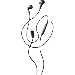 Auriculares Intrauditivos NGS Cross Glide/ con Micrófono/ USB Tipo-C/ Negro