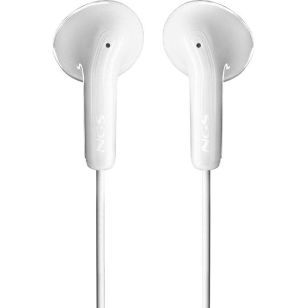 Auriculares Intrauditivos NGS Cross Glide/ con Micrófono/ USB Tipo-C/ Blanco