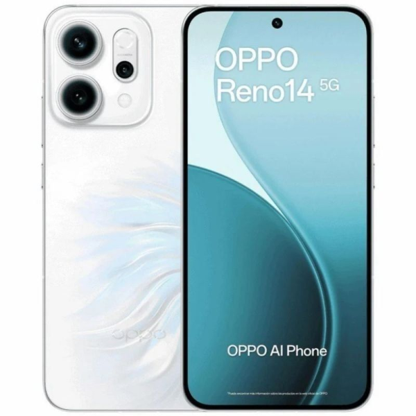 Smartphone Oppo Reno 14 12GB/ 512GB/ 6.59'/ 5G/ Blanco
