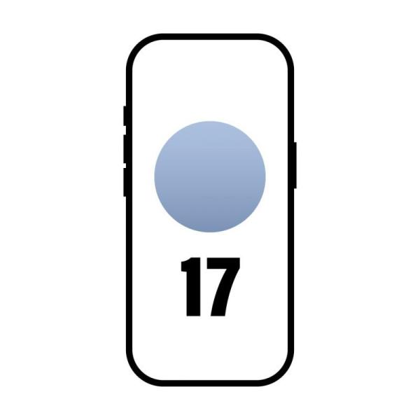Smartphone Apple iPhone 17 256GB/ 6.3'/ 5G/ Azul Neblina