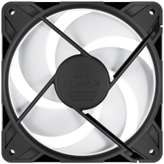 Ventilador Arctic P12 Pro Reverse A-RGB/ 12cm/ Negro