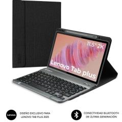 Funda con Teclado Subblim Keytab Pro BT Lenovo Tab 2025 11.5'/ Negra