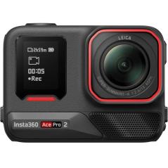 Cámara Digital Deportiva Insta360 Ace Pro 2 Pack de 2 Baterías/ 8K/ Ángulo de visión 180º/ Negra
