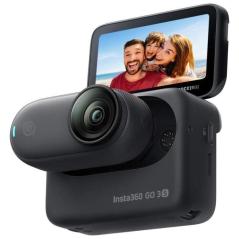 Cámara Digital Deportiva Insta360 GO 3S/ 4K/ Ángulo de visión 180º/ Negra