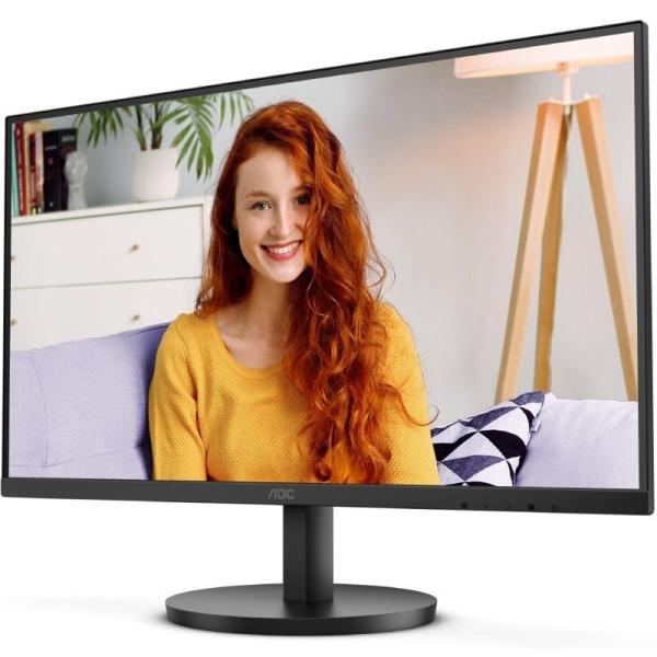 Monitor Profesional AOC U27B3A 27'/ 4K/ Multimedia/ Regulable en altura/ Negro