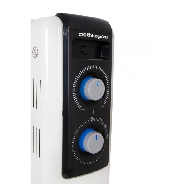 Radiador de Aceite Orbegozo RF 1500 A/ 3 Potencias/ 1500W/ 7 Elementos Caloríficos