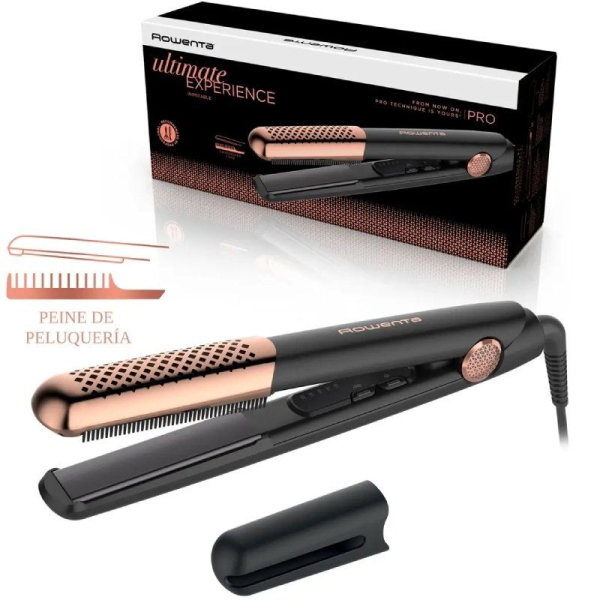 Plancha para el Pelo Rowenta SF8230F0 Inimitable Ultimate Experience/ Negra