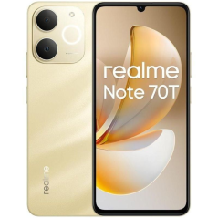 Smartphone Realme Note 70T 4GB/ 128GB/ 6.74'/ Dorado Playa