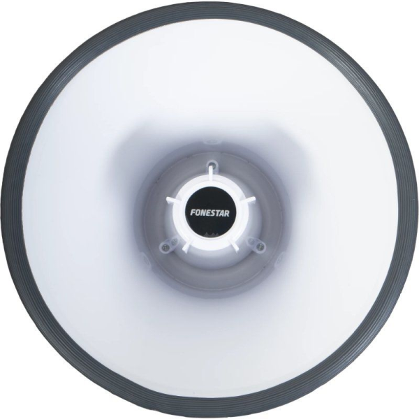 Megáfono con sirena Fonestar MF-114SU/ 25W/ USB/ SD/ a Pilas/ a 12V CC