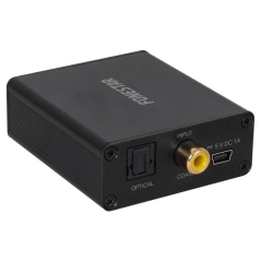 Convertidor de Audio Fonestar FO-41DAH/ Entrada Toslink y RCA/ Salida 2x RCA/ 1x RJ45