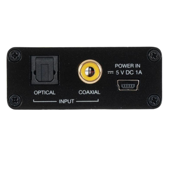 Convertidor de Audio Fonestar FO-41DAH/ Entrada Toslink y RCA/ Salida 2x RCA/ 1x RJ45