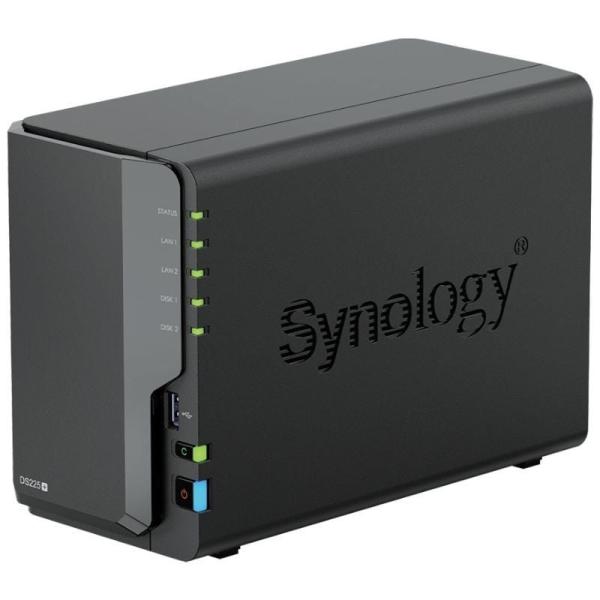 NAS Synology Diskstation DS225+/ 2 Bahías 3.5'- 2.5'/ 6GB DDR4/ 8TB/ Formato Torre