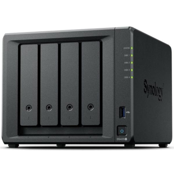 NAS Synology Diskstation DS425+/ 4 Bahías 3.5'- 2.5'/ 2GB DDR4/ 8TB/ Formato Torre