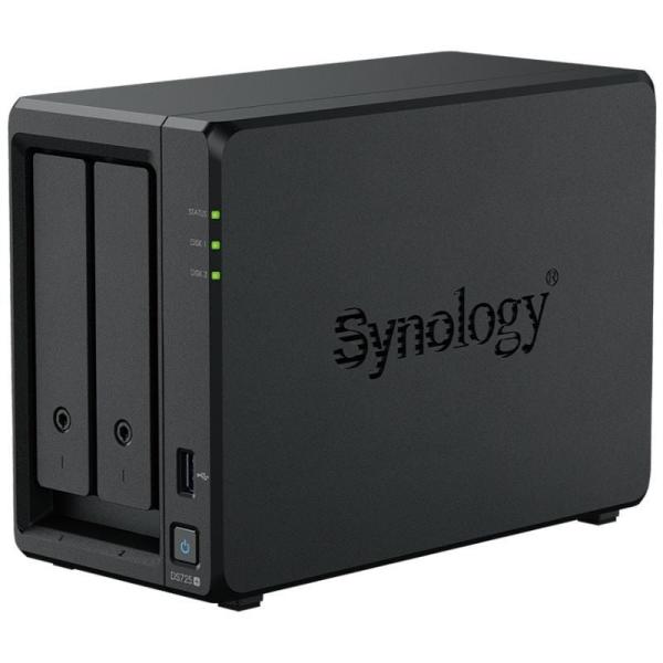 NAS Synology Diskstation DS725+/ 2 Bahías 3.5'- 2.5'/ 8GB DDR4/ 8TB/ Formato Torre