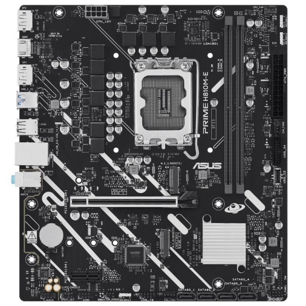 Placa Base Asus Prime H810M-E-CSM/ Socket 1851/ DDR5/ PCIe 4.0/ Micro ATX