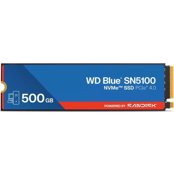 Disco SSD SanDisk WD Blue SN5100 500GB/ M.2 2280 PCIe Gen4/ Full Capacity