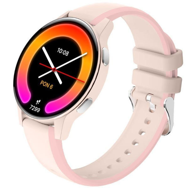 Forever Smartwatch IGo Watch 4 JW-600 Notificaciones/ Frecuencia Cardiaca/ Rosa
