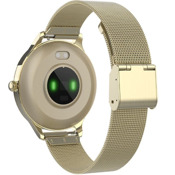 Smartwatch Forever Velora SB-306/ Notificaciones/ Frecuencia Cardíaca/ Oro