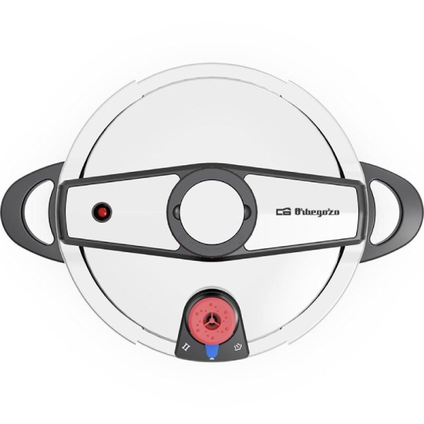 Olla a Presión Orbegozo HP 4200/ 4L/ Acero Inoxidable/ Apta para Inducción