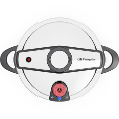 Olla a Presión Orbegozo HP 4200/ 4L/ Acero Inoxidable/ Apta para Inducción