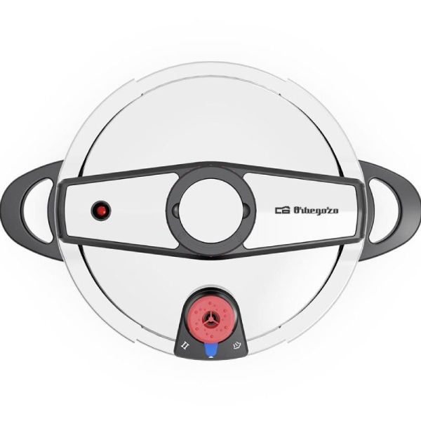Olla a Presión Orbegozo HP 6200/ 6L/ Acero Inoxidable/ Apta para Inducción