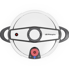 Olla a Presión Orbegozo HP 6200/ 6L/ Acero Inoxidable/ Apta para Inducción