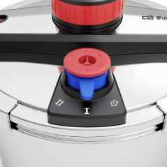 Olla a Presión Orbegozo HP 6200/ 6L/ Acero Inoxidable/ Apta para Inducción