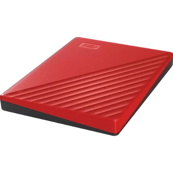 Disco Externo Western Digital My Passport 2TB/ 2.5'/ USB 3.2/ Rojo