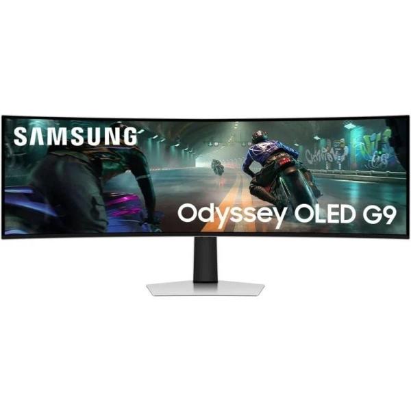 Monitor Ultraparonamico Curvo Gaming Samsung Odyssey OLED G9 G91SD S49DG910SU 49'/ Dual QHD/ Multimedia/ 0.03ms/ 144Hz/ OLED/ Re