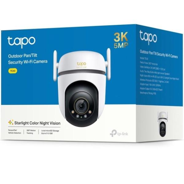 Cámara de Videovigilancia TP-Link Tapo TC43/ Visión Nocturna/ Control desde APP