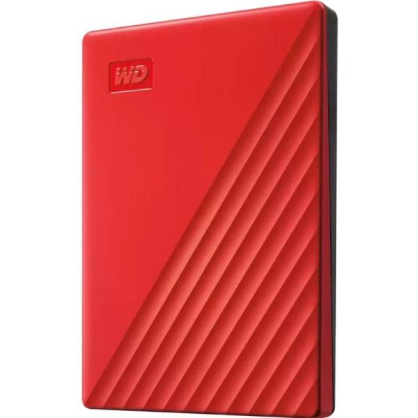 Disco Externo Western Digital My Passport 4TB/ 2.5'/ USB 3.2/ Rojo