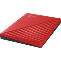 Disco Externo Western Digital My Passport 4TB/ 2.5'/ USB 3.2/ Rojo