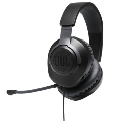 Auriculares Gaming con Micrófono JBL Quantum 100/ Jack 3.5/ Negros