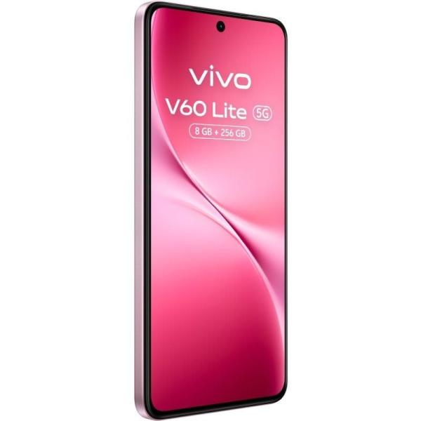 Smartphone Vivo V60 Lite 8GB/ 256GB/ 6.77'/ 5G/ Rosa/ Incluye Cargador 90W y Buds